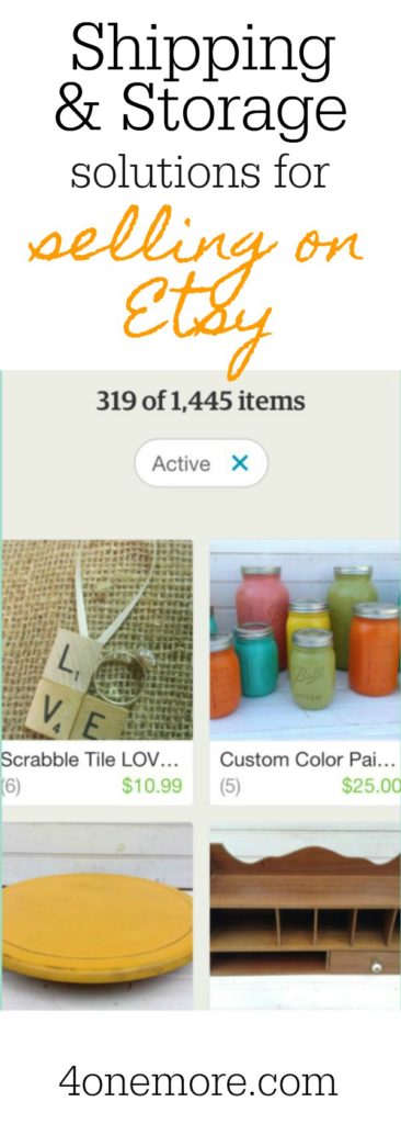 shipping & storage solutions for selling on Etsy #etsyseller