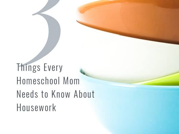 3 Things Every Homeschool Mom Needs to Know About the Housework