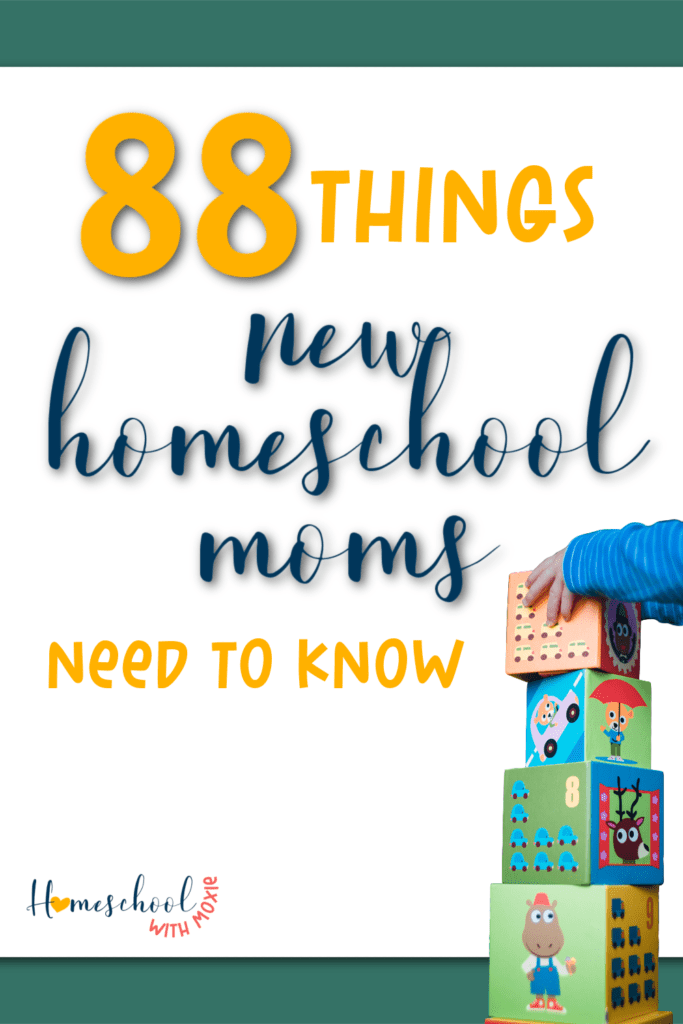 If you're new to homeschooling, you might think you need to know all about everything. Here's what first time homeschool moms need to know.