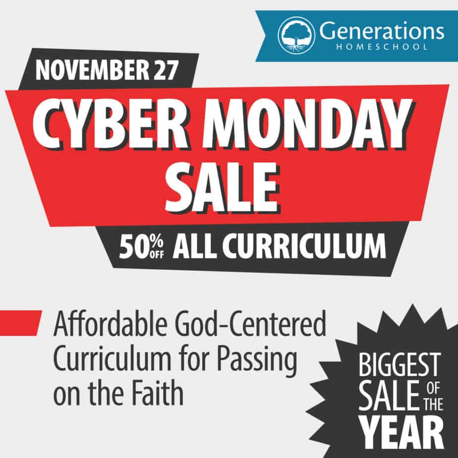 Black Friday and Cyber Monday Deals for Homeschoolers - Christian