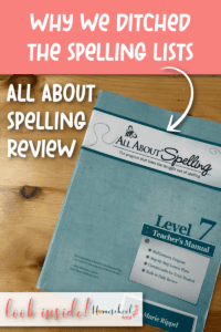 We ditched the spelling lists years ago and switched to All About Spelling! Here's an inside peek plus an honest review of how it works.