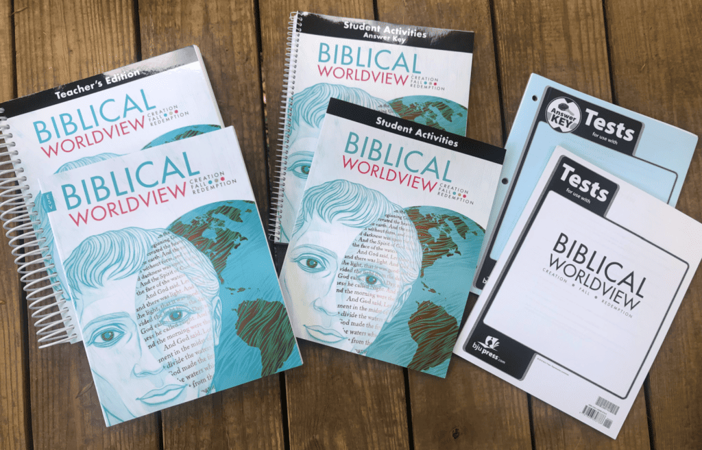 This review walks through the pros, the cons, and our honest experience using the Biblical Worldview high school curriculum from BJU Press.