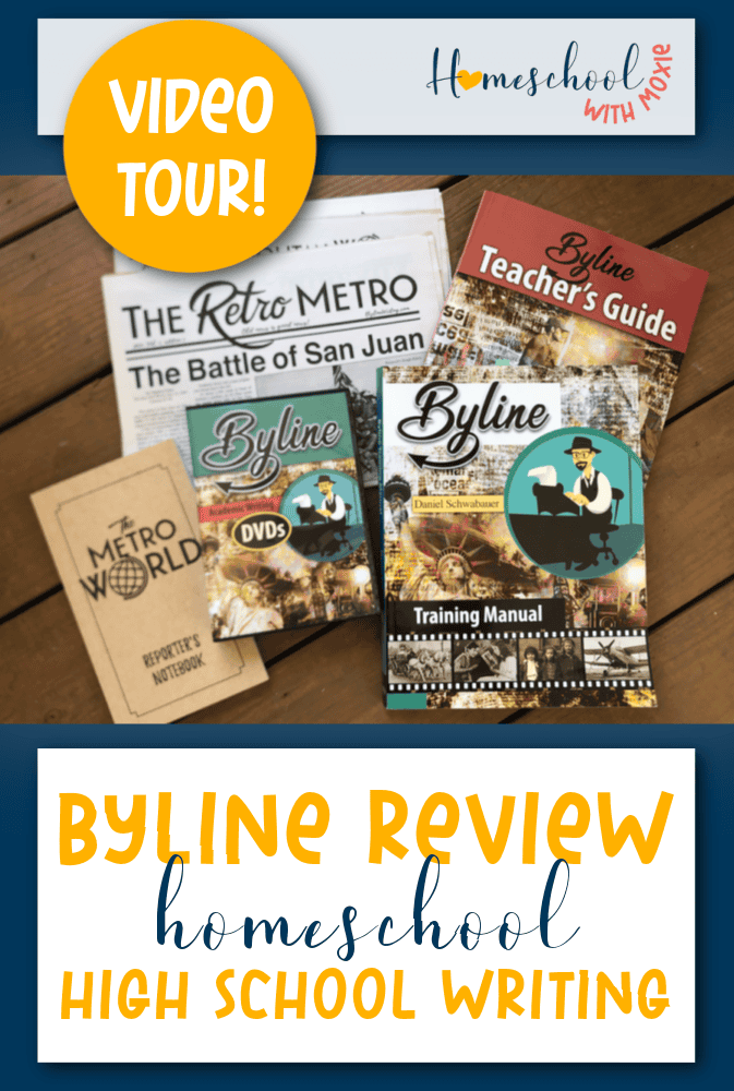 Are you looking for a homeschool high school writing course? Check out our experience and review of Byline from Clear Water Press.