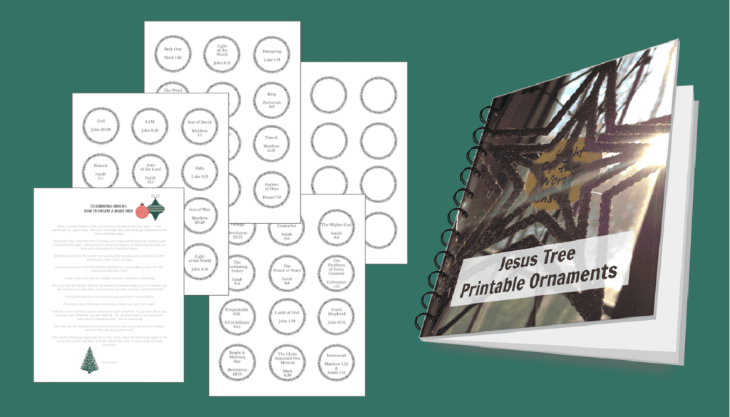 Jesus Tree printable ornaments and reading plan