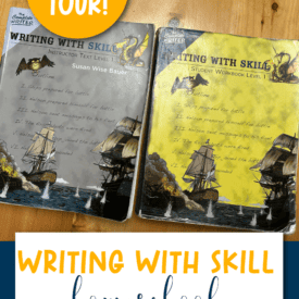 Here's an inside peek and review of Writing with Skill curriculum for homeschool middle grades. Complete video tour!