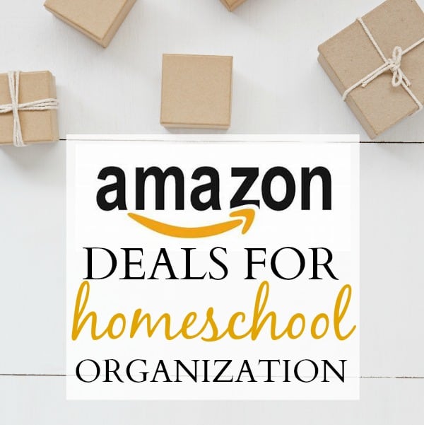 Amazon deals for homeschool organization