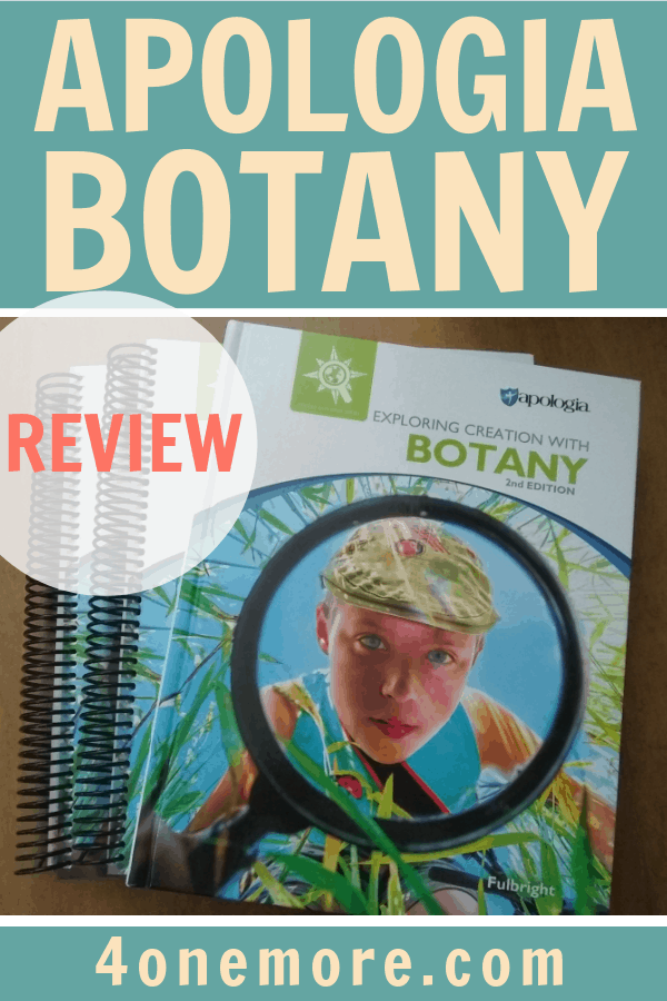 Here's our review of Apologia Exploring Creation with Botany - homeschool science curriculum from a Christian worldview perspective.