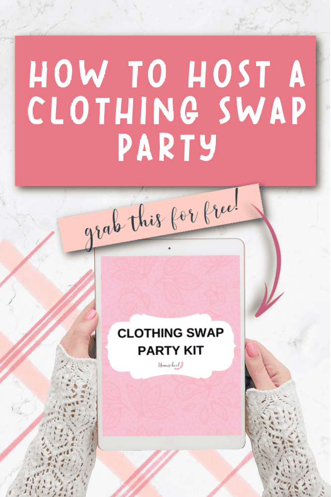 Here's how to host a clothing swap party, a checklist for prepping for it, and a helpful kit to download for free.