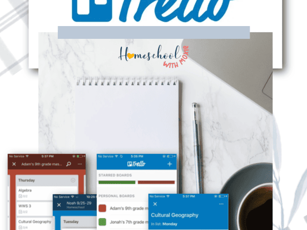 Easy Homeschool Scheduling with Trello