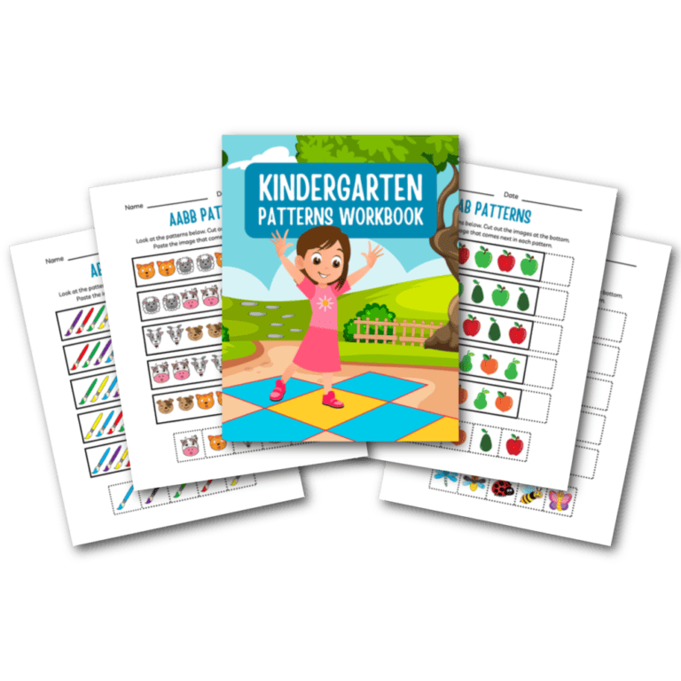 kindergarten-patterns-workbook-4onemore