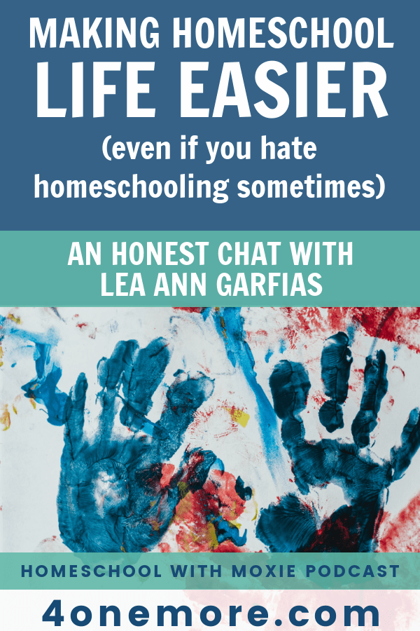 In this chat with Lea Ann Garfias, a veteran homeschool mom and author, we discuss practical ways to enjoy the homeschool lifestyle.