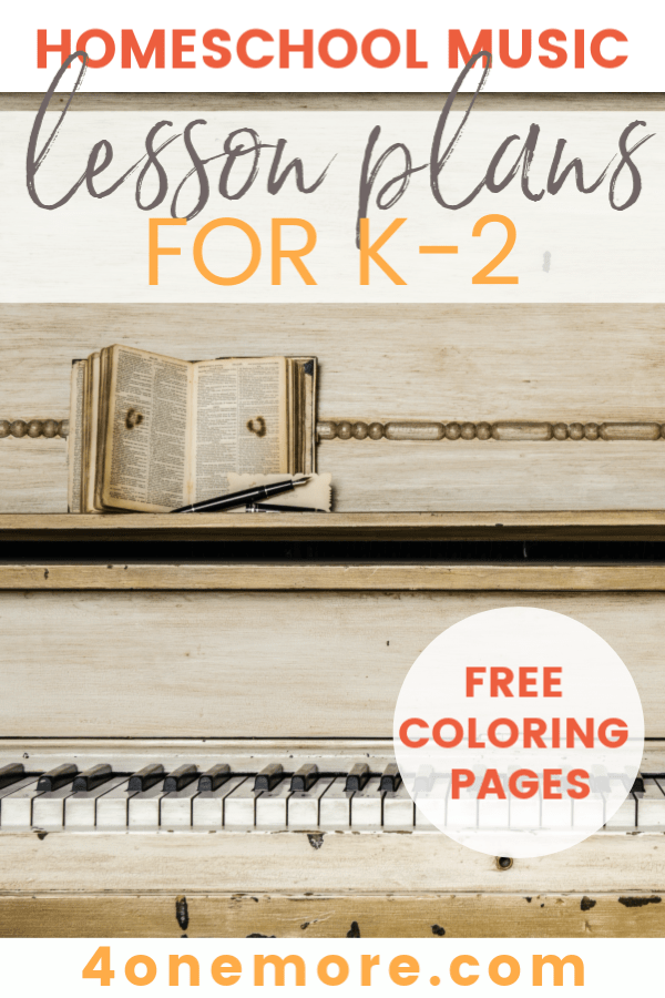 Homeschool music lessons for K-2 kids don't have to be expensive, complicated, or boring!  Here's a  simple collection of music lesson plans for homeschool.