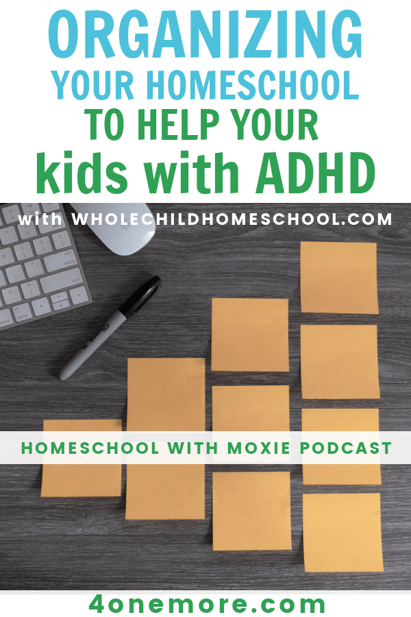 This chat with expert Jenn Carson will give you practical solutions for organizing your homeschool to help your kids with ADHD be successful!