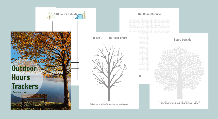 Outdoor Hours Printable Trackers