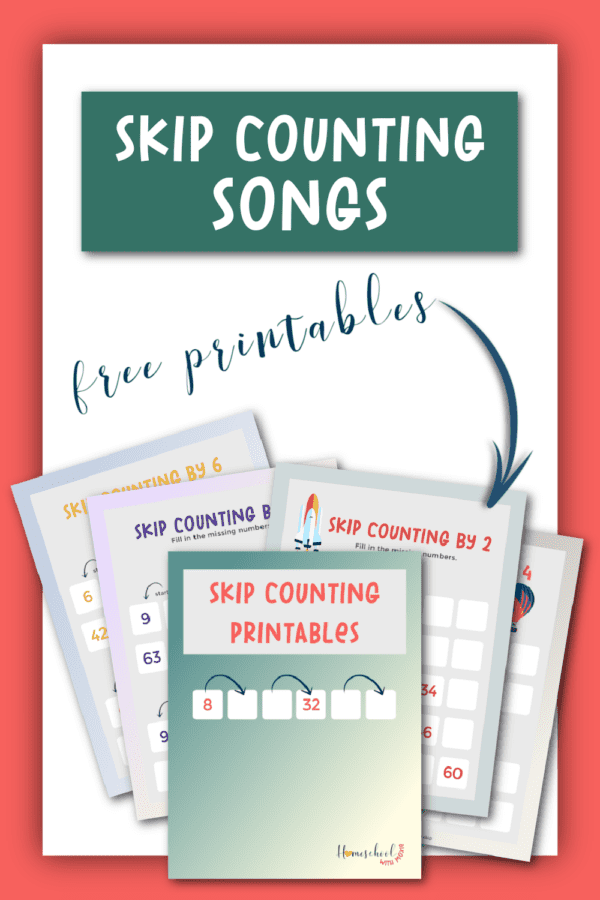 Skip Counting Songs + Worksheets - 4onemore